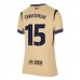 Barcelona Andreas Christensen #15 Bortedrakt Dame 2025-26 Korte ermer